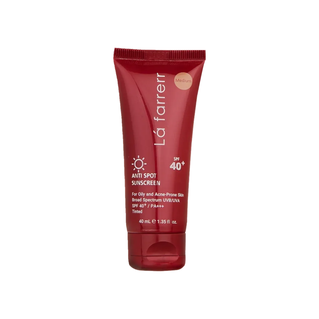 کرم ضدآفتاب و ضدلک رنگی SPF40-Medium برای پوست چرب و جوشدار