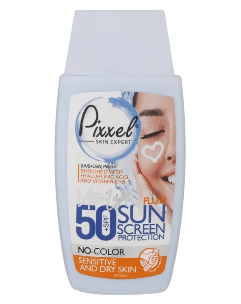 فلویید ضدآفتاب بیرنگ پیکسل SPF50 مدل Sensitive
